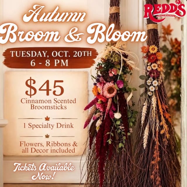 Autumn Broom and Bloom