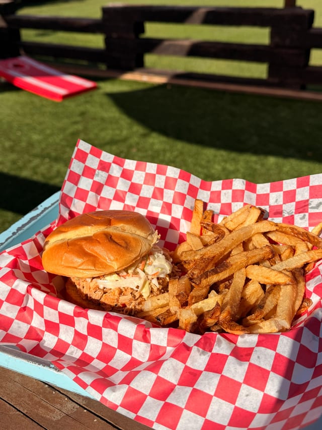Chicken BBQ Sandwich Combo.