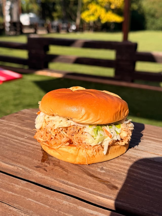 Chicken BBQ Sandwich.