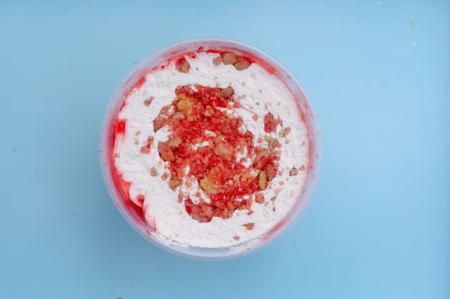 Strawberry Cheesecake Crumble Parfait.