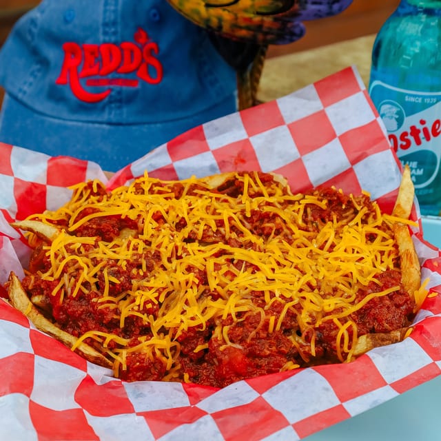 Loaded Chili Cheese Fries.