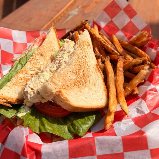 Chicken Salad Sandwich Combo.